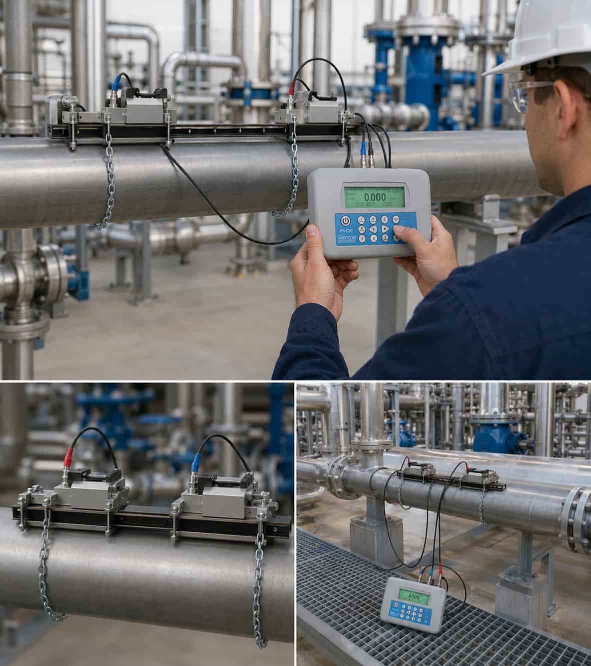 فلومتر التراسونیک پرتابل PortTRTF-UFw PT400